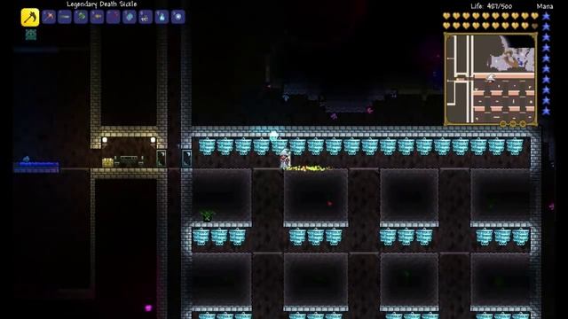 Terraria V1.2.4 Обучение Ферма Хлорофита.