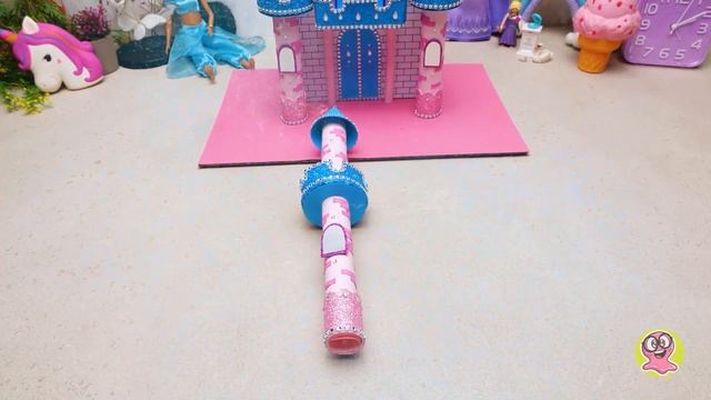 Замок из картона | Волшебная поделка для кукол! ?✨ смотреть онлайн