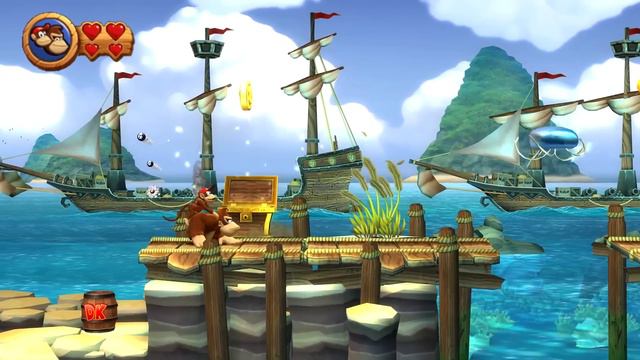 DONKEY KONG COUNTRY RETURNS 🦍 #4: Der Raketenflug und der wütende Kraken смотреть онлайн