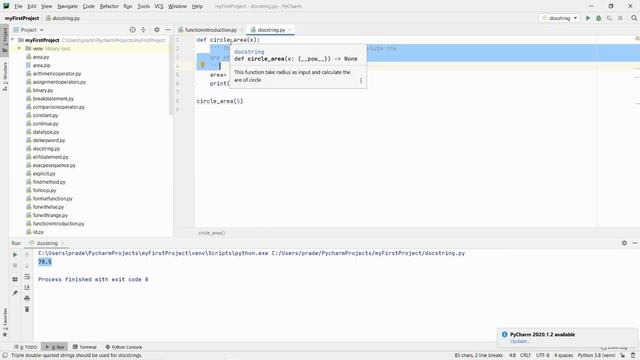 Python Full Course - What is docstring - Video 70 смотреть онлайн