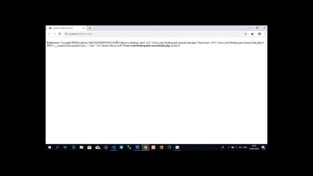 Create Connection using PDO in PHP смотреть онлайн