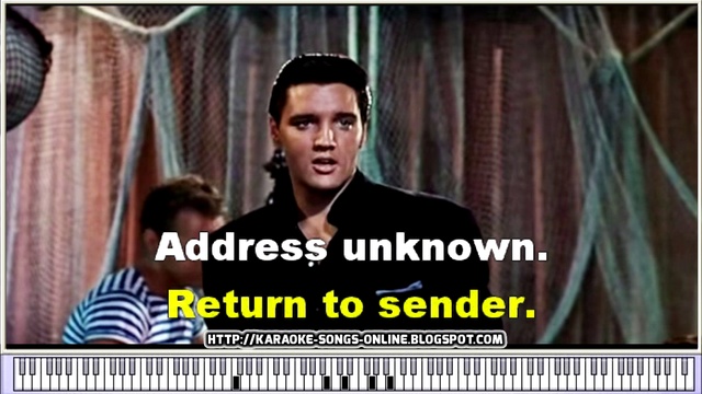 Elvis Presley–Return To Sender Karaoke with lyrics. Karaoke songs with lyrics 60s and 70s смотреть онлайн