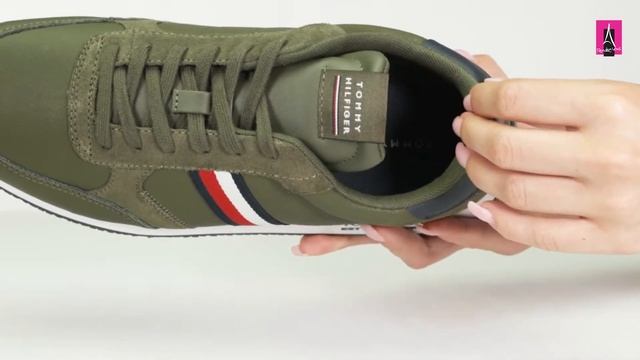 Видеообзор I Мужские кроссовки TOMMY HILFIGER RUNNER LO LEATHER STRIPES 2577298 смотреть онлайн