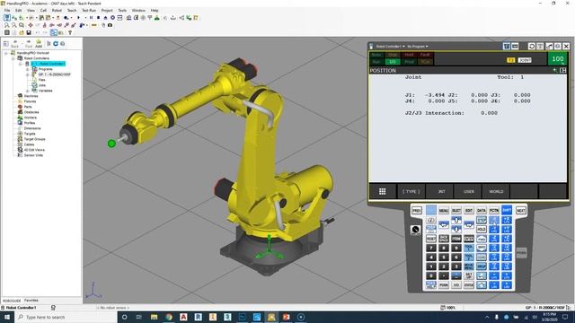 ROBOT MOVEMENT IN FANUC'S ROBOGUIDE SOFTWARE смотреть онлайн