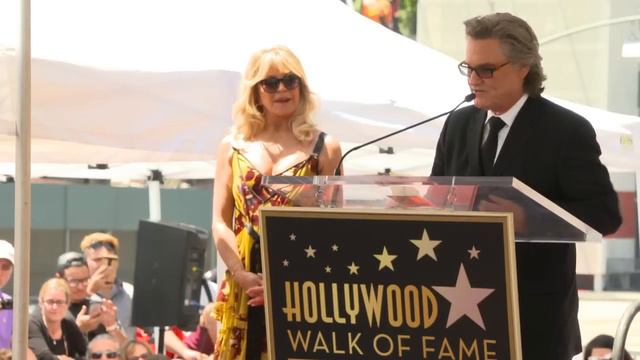 Goldie Hawn & Kurt Russell Get Star On Hollywood Walk Of Fame Interviews