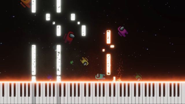 Among Us Drip Theme - Piano Cover (FREE MIDI) смотреть онлайн