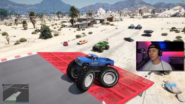 MEGA TRUCK schafft die TREPPE in GTA 5? смотреть онлайн