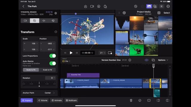 How to copy and paste a clip's settings in Final Cut Pro for iPad смотреть онлайн