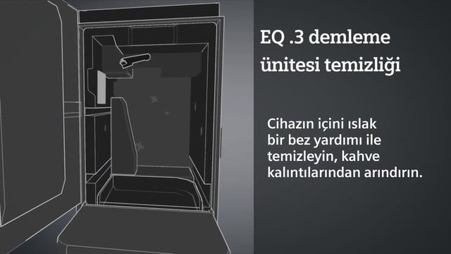 Siemens EQ.3 Demleme Ünitesi Temizliği смотреть онлайн