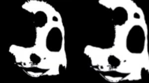 Страшные лица Лунтика реагируют на друг друга