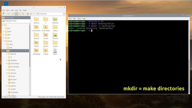 Linux File and Directory Management - Creating and Removing Files and Directories смотреть онлайн