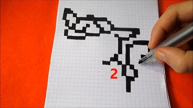 Детектив Пикачу Как нарисовать Покемона по клеточкам в тетради Pokemon Detective Pikachu Pixel Art смотреть онлайн