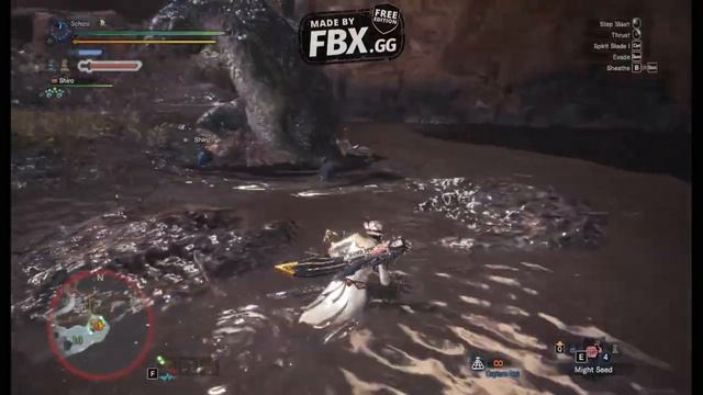 Monster Hunter World Gameplay Boss Fight Jyuratodus смотреть онлайн
