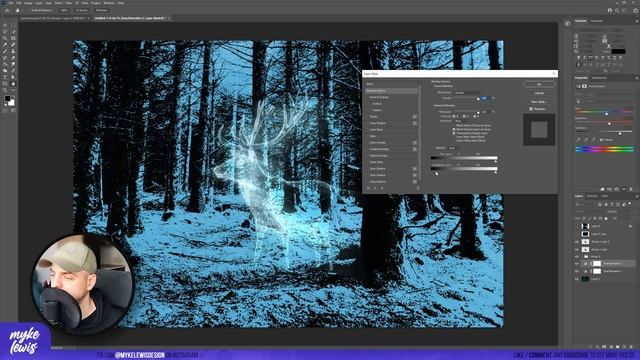 How to make Harry Potter Patronus Effect | Photoshop Tutorial смотреть онлайн