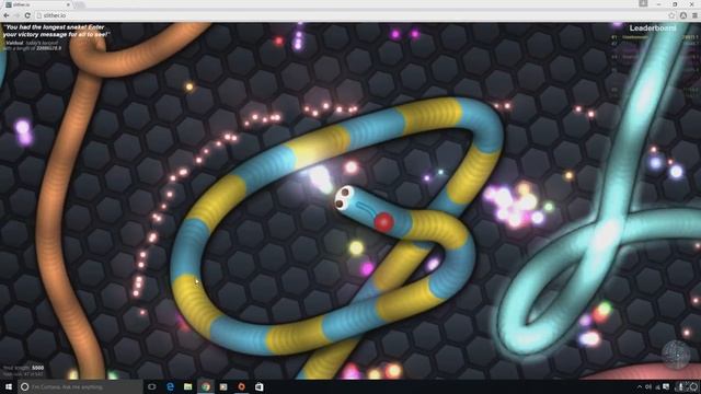 ULTIMATE SLITHER.IO SERVER! - (Slither.io World Record) смотреть онлайн