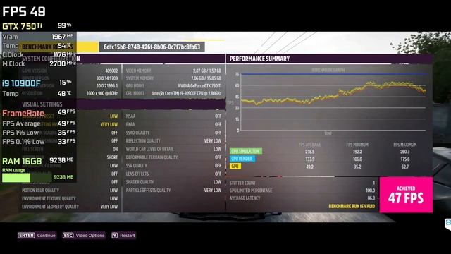 GTX 750 Ti | Forza Horizon 5 - 1080p, 900p, 720p - High, Medium, Low, Very Low смотреть онлайн