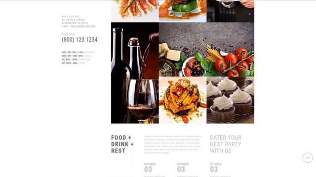 European Meal Joomla Template - 51959 смотреть онлайн