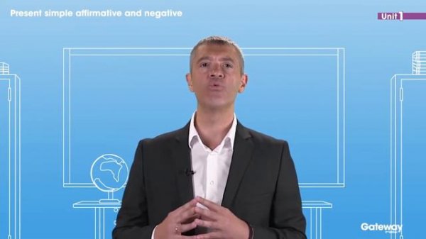 Gateway A2 Second Edition Unit 1 Flipped classroom video (Present Simple Affirmative and Negative)