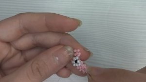 Колечко Хелло Китти из бисера | Hello Kitty из бисера крестиком