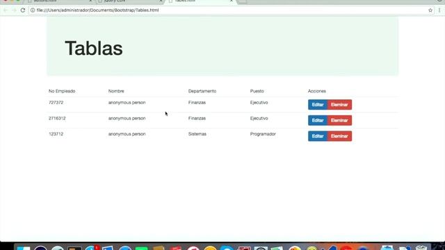 Bootstrap #12 Tablas смотреть онлайн