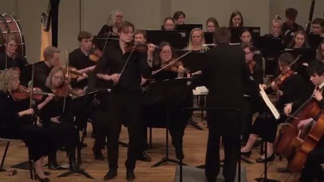 Kabalevsky Violin Concerto, First Mvt, by August Corper смотреть онлайн