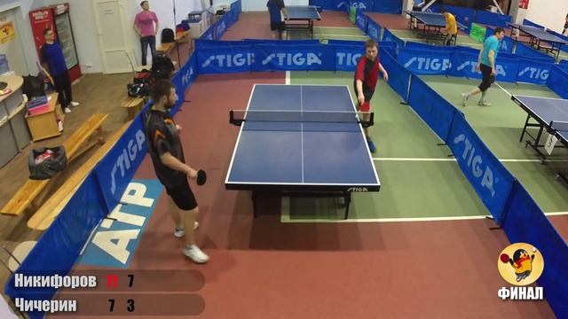 01.03.2016г. Никифоров А. - Чичерин Е. (КНТ ПингВинКлуб) Финал. настольный теннис Екатеринбург смотреть онлайн