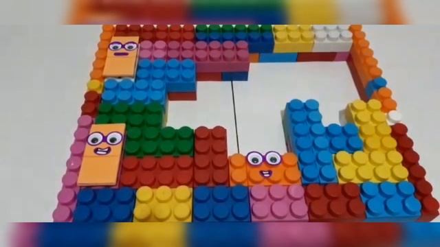 tetris in numberblocks 4 - im number two. смотреть онлайн
