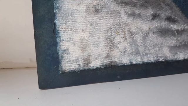 Arte Povera. Картина на лоскуте парусиновых штанов. Painting on a patch of canvas pants смотреть онлайн