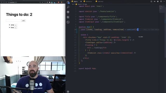 React Patterns - custom hooks смотреть онлайн