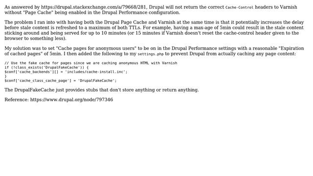 Drupal: Varnish and page cache (4 Solutions!!) смотреть онлайн
