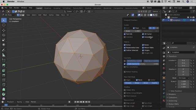 Can't see Grid, Selections or Axes in Blender? (Show Overlays) смотреть онлайн
