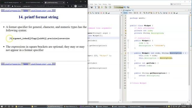 1.5 String methods and System.out.printf() смотреть онлайн