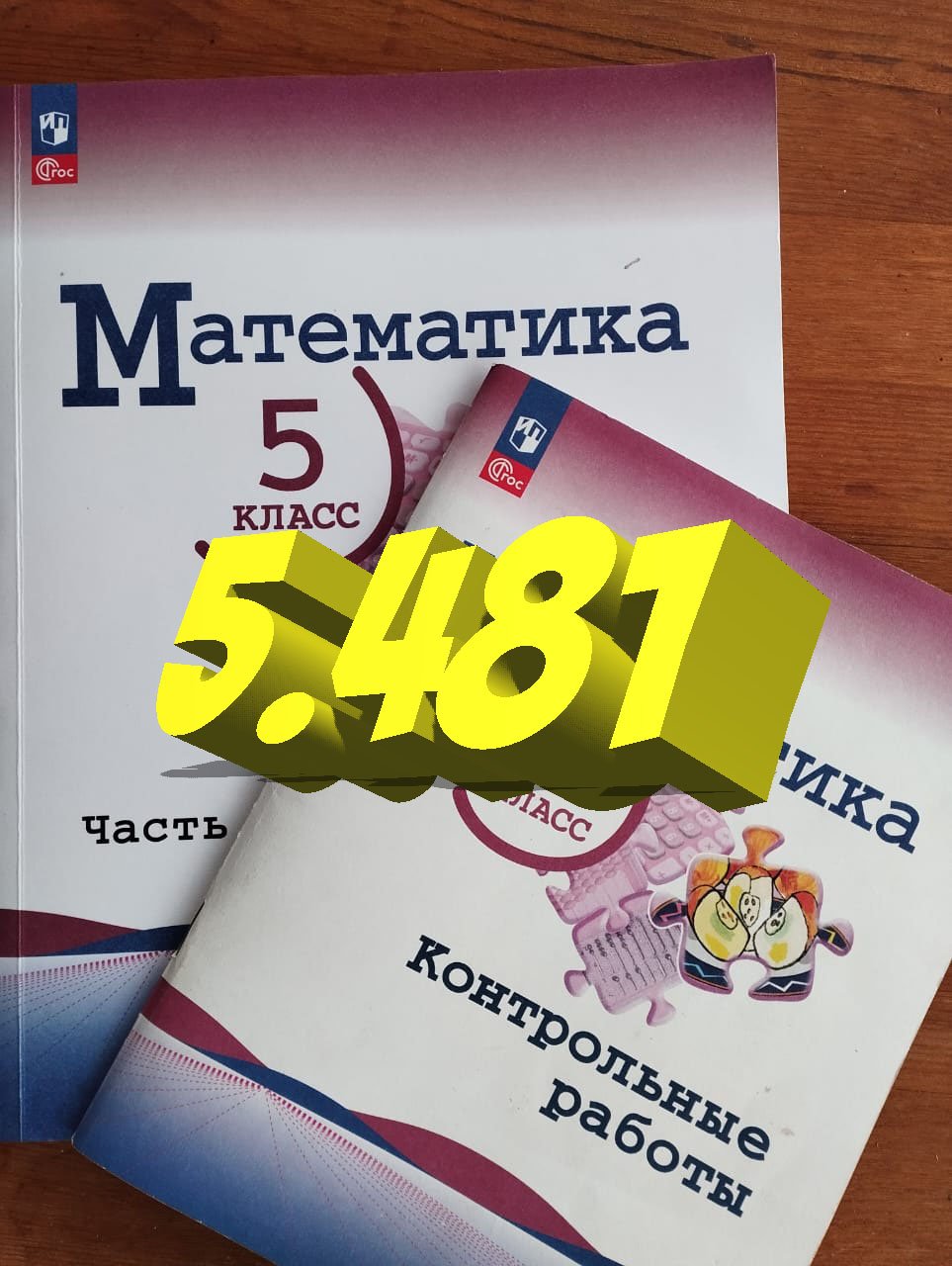 математика 5 класс номер 5.481 смотреть онлайн