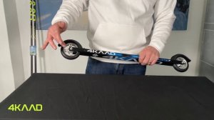 Roller Ski Skate 7 blue , aluminium