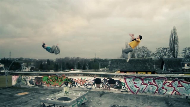 Паркур в Люксембурге смотреть онлайн