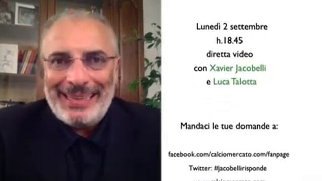 Jacobelli risponde, chiusura mercato e pagelle in videodiretta lunedi alle 18.45 смотреть онлайн