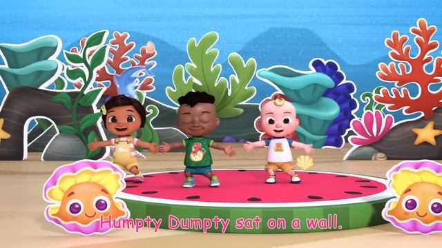Humpty Dumpty Song Dance | Dance Party | CoComelon Nursery Rhymes & Kids Songs смотреть онлайн