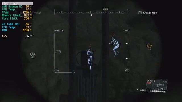 Metal Gear Solid V - The Phantom Pain - AMD A8 7600 APU Gaming смотреть онлайн