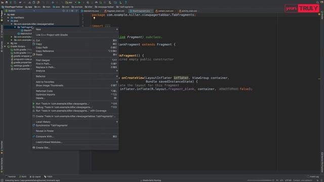 View Pager | Tab Layout | Android Studio смотреть онлайн