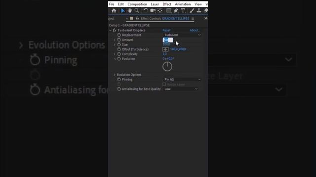 Как создать такую кляксу в After Effects при помощи Turbulent Displace смотреть онлайн