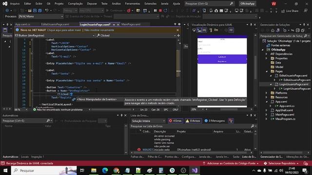 Curso Maui .Net - Criando Tela de login - Parte 2 - Crud com Maui + Sqlite смотреть онлайн