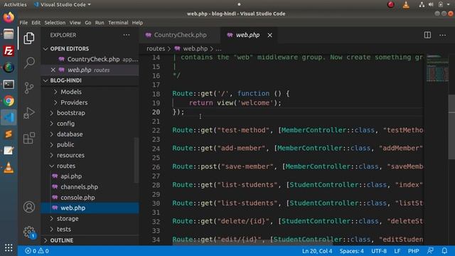 Learn Laravel 8 Tutorials in Hindi - #42 - How To Work With Route Middleware in Laravel смотреть онлайн