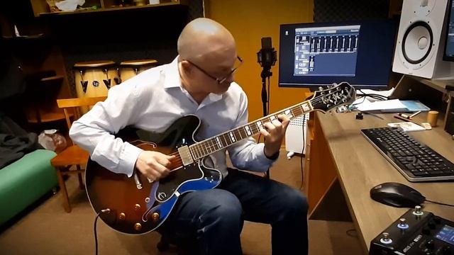 Epiphone Sheraton Korea Line6 HX stomp Alice in Wonderland cover смотреть онлайн