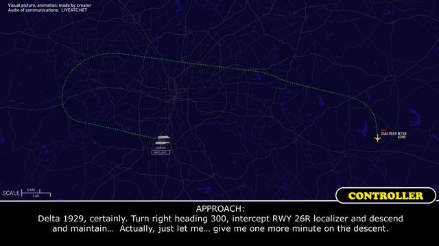 Airplane Loses Engine On Take-off At Atlanta Airport. Delta Boeing 737 Has Engine Failure. Real ATC