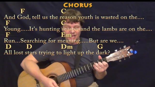 Lost Stars (Adam Levine) Strum Guitar Cover Lesson in C with Chords/Lyrics смотреть онлайн