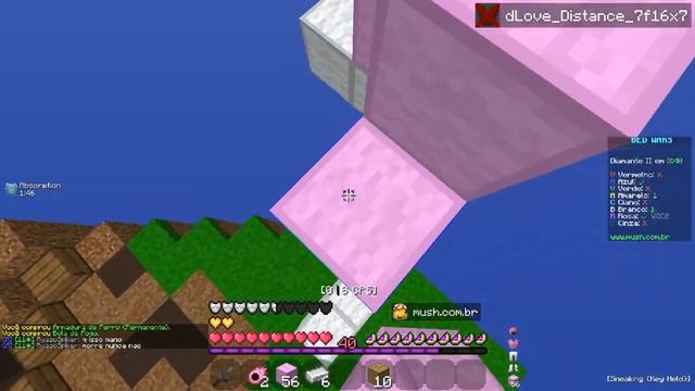 TEXTURA ROSA PARA BEDWARS 1.8.9 (MushMC) смотреть онлайн