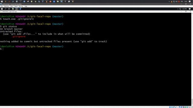 Ignoring Files | Игнорирование файлов | Git | Windows | 2021 смотреть онлайн