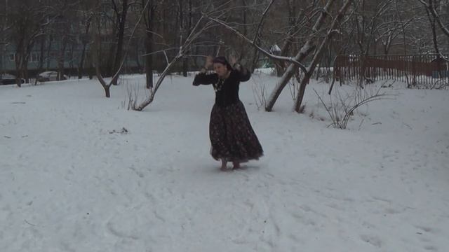 Цыганский танец на снегу смотреть онлайн