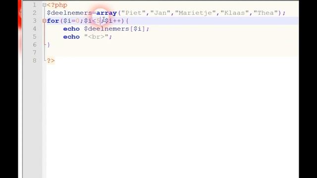 PHP - algoritmes - deel 1: Weergeven van lijst gegevens en sort() functie смотреть онлайн