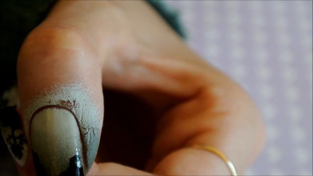 Silent Hill ombre nails manicure | Scary Nail art смотреть онлайн